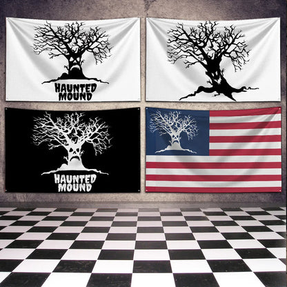 3x5 Ft  Flag Banner Sematary Haunted Mound