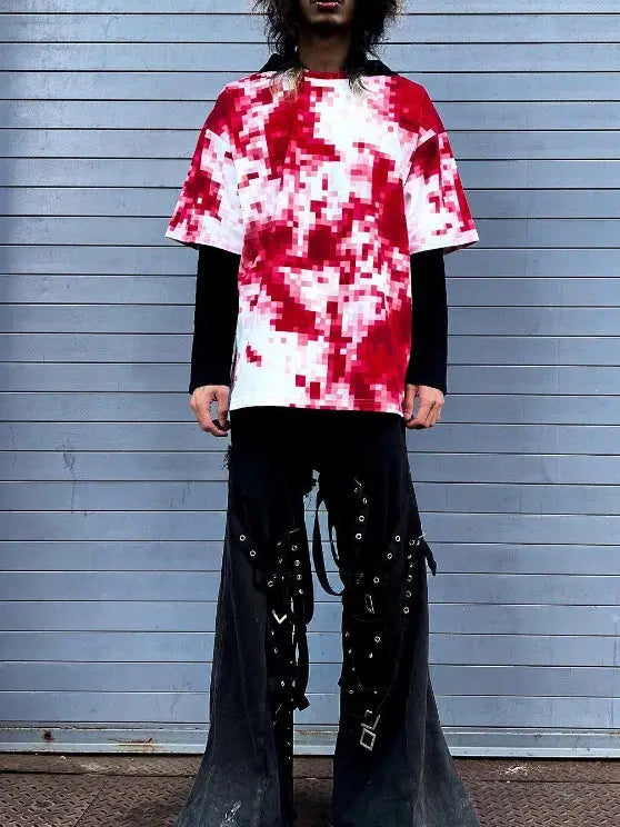 Blood Pixel Tee - DRACO COUTURE