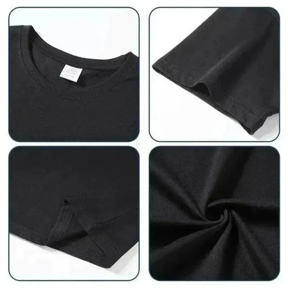Aphex Twin Big Face: Basic Black Double-sided T-shirt Printed Men's and Women's Casual Short-sleeved Shirts in The 1990s - DRACO COUTURE