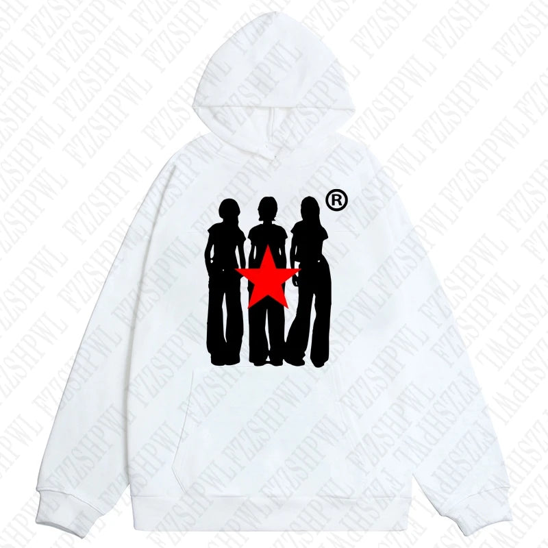Y2K Kapuzenpullover Hip Hop
