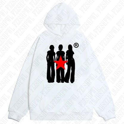 Y2K Kapuzenpullover Hip Hop
