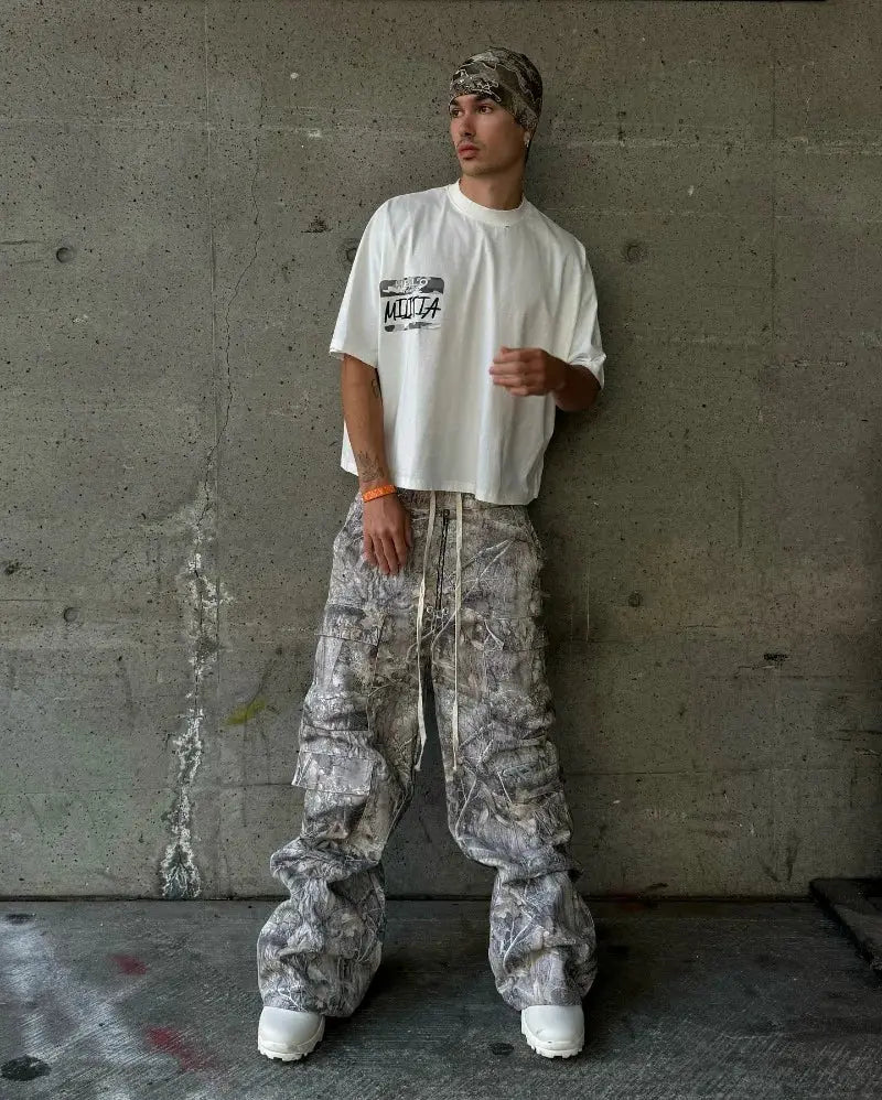 Baggy Camouflage Pants - DRACO COUTURE