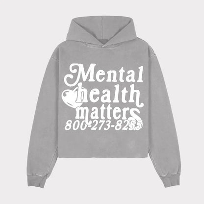 MENTAL HEALTH MATTERS Hoodies Y2k