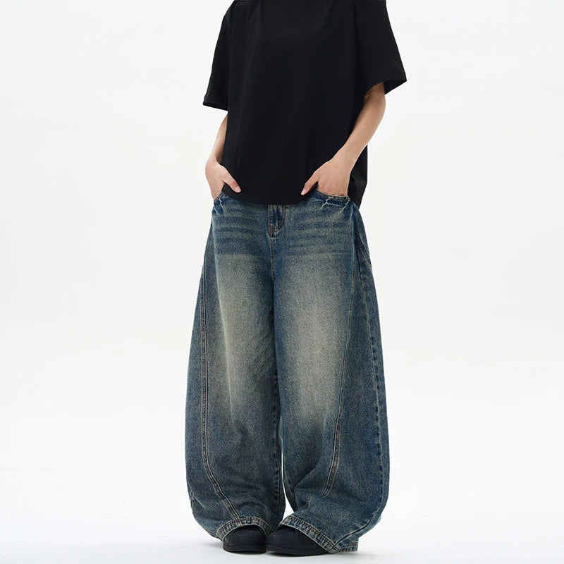 Vintage Blaue Baggy Jeans Y2K 
