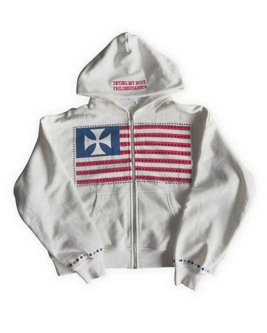 USA Zip Hoodie