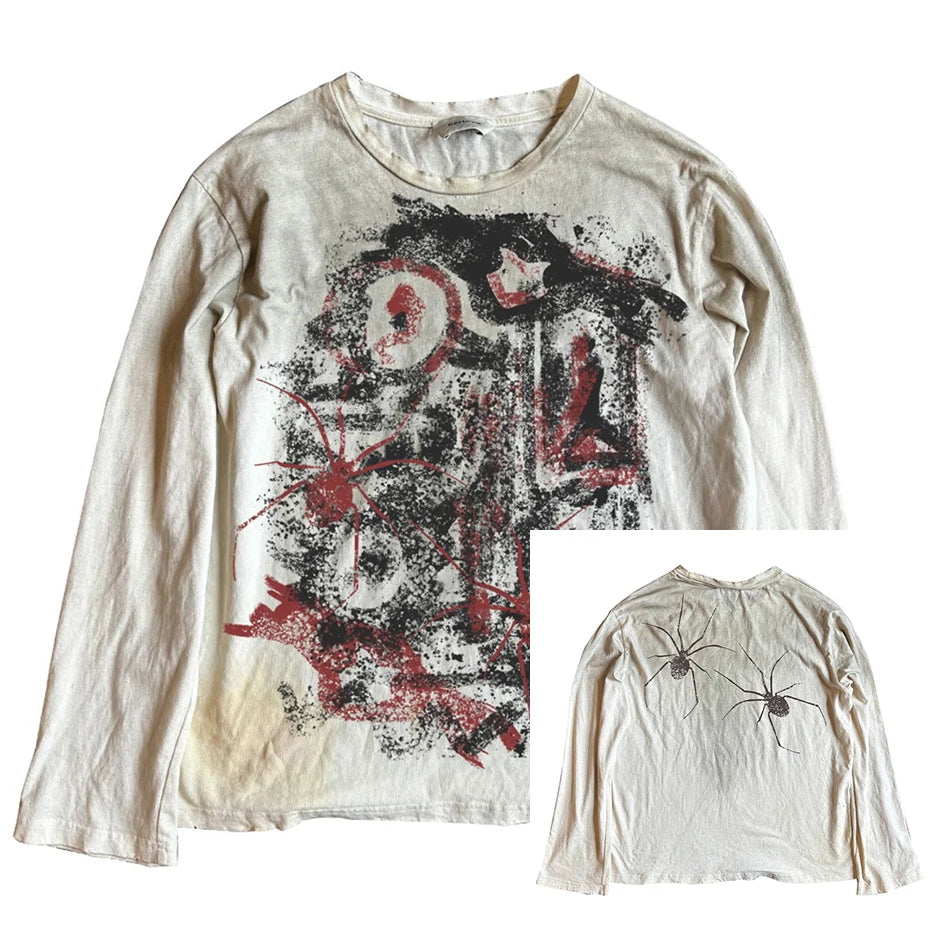 Vintage Oversized T-shirts Dark Gothic
