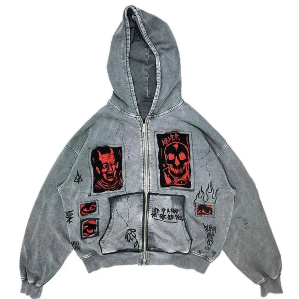 Devil Zipper Hoodie