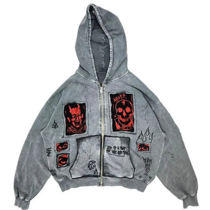 Devil Zipper Hoodie