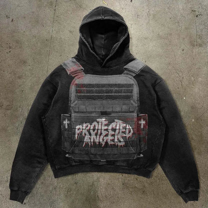 kugelsichere Weste Hoodies Frauen y2k