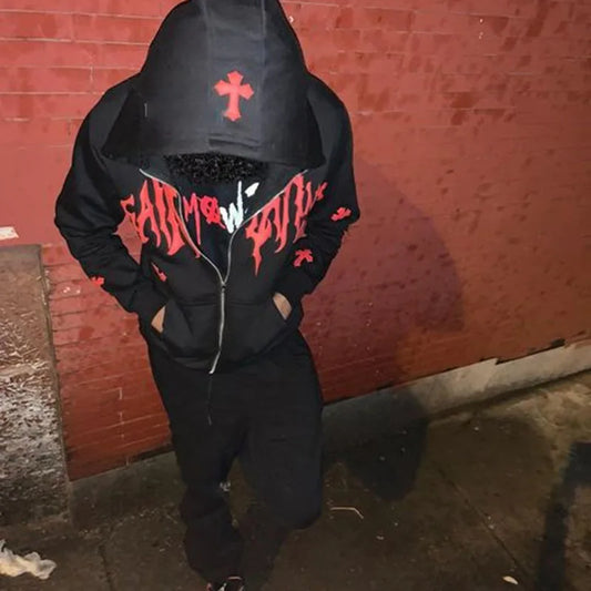 Y2K Zip Up Hoodie