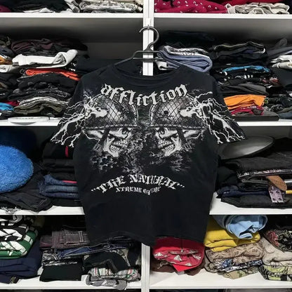 Y2K Affliction Long sleeved T shirt - DRACO COUTURE