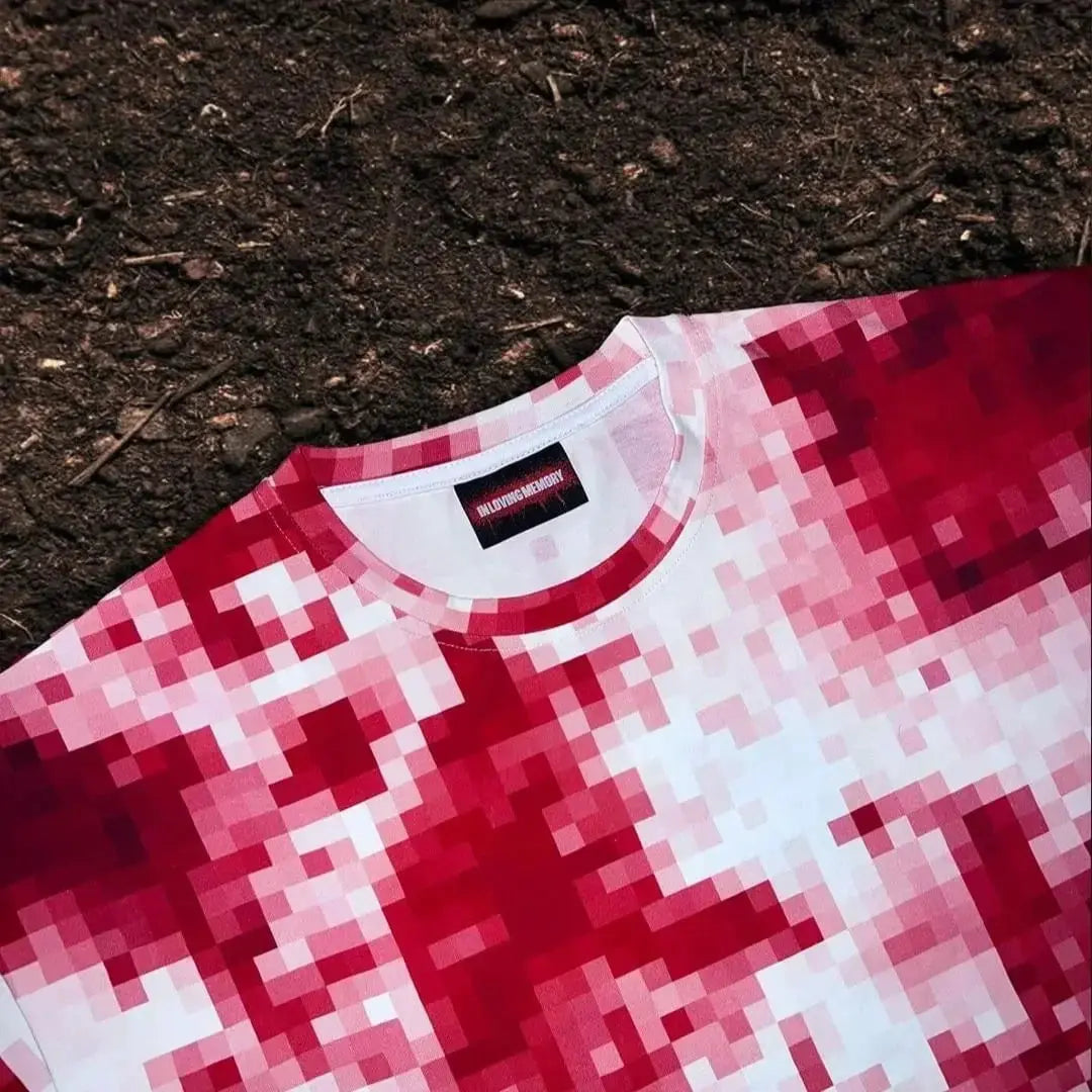 Blood Pixel Tee - DRACO COUTURE