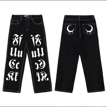 Y2k Jeans Men's Hip Hop style - DRACO COUTURE
