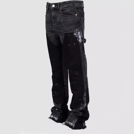 Męskie Flared Jeans Streetwear