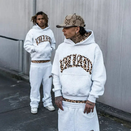 Y2K Leopard Sportswear Set 3pcs