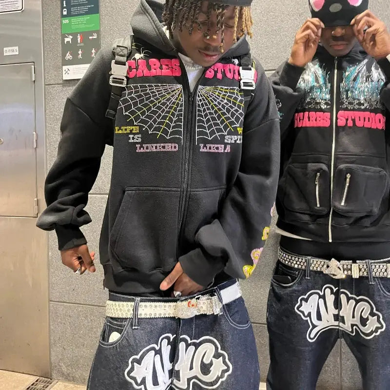 Y2K Black Vintage Pants - DRACO COUTURE