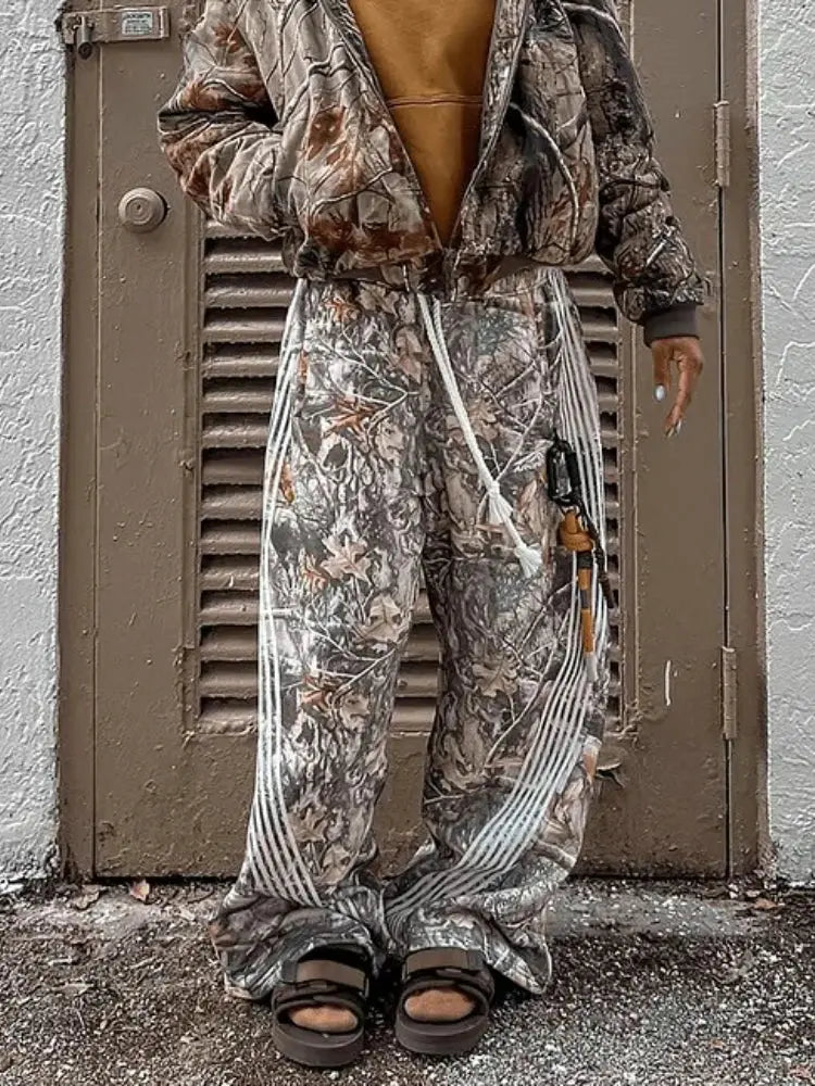 Camouflage Stripes Pants DDR - DRACO COUTURE