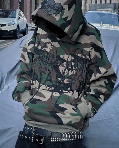Dark Camouflage type Hoodie