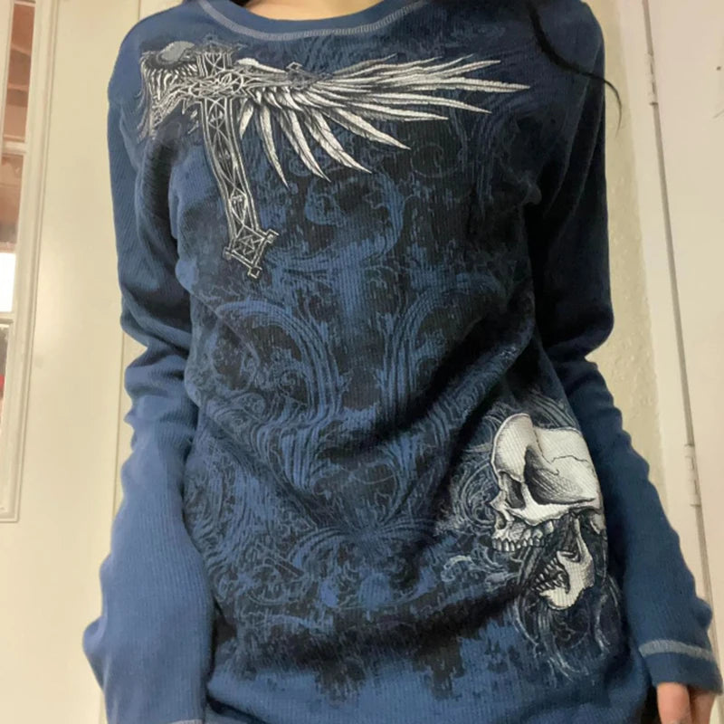 2000s Grunge Women Shirt