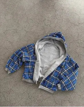 Spring and Autumn Fashion Korean Double sided Splicing Zipper Hoodie Men's Y2K Classic Daily Retro Loose Couple cardigan Jacket - DRACO COUTURE