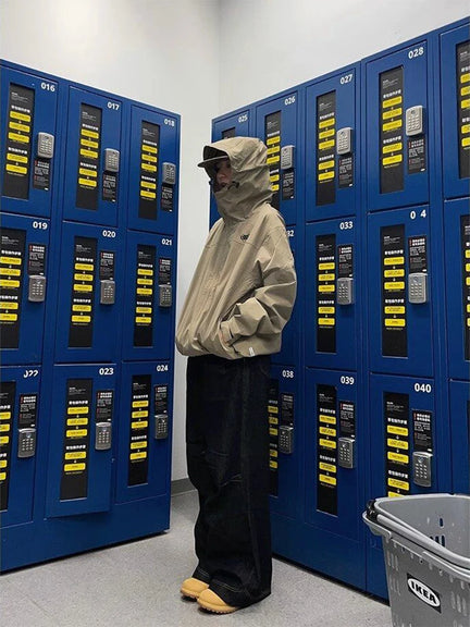 Y2K Embroidered Wide-Leg Jeans – Black High Waist