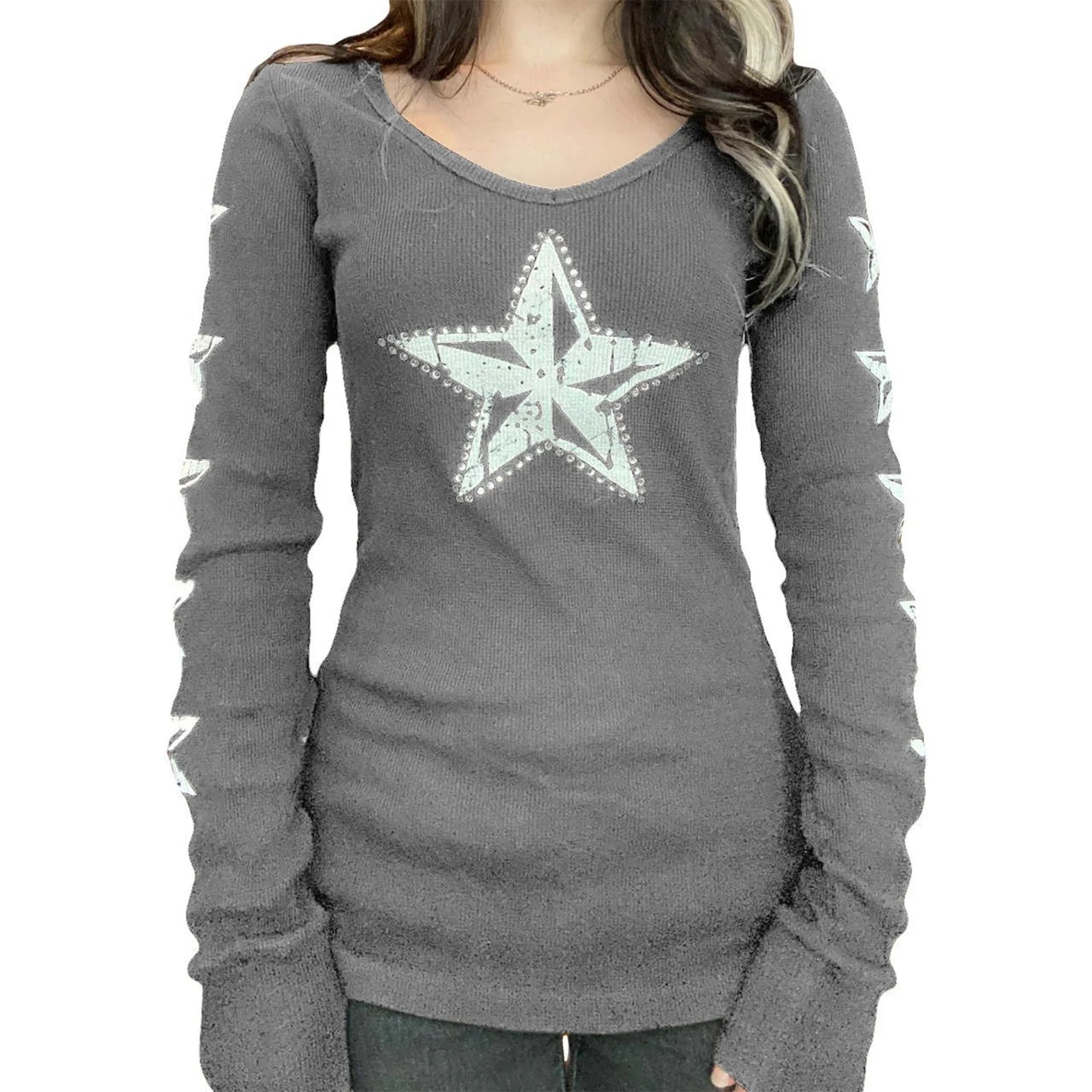 2000s Grunge Women Shirt