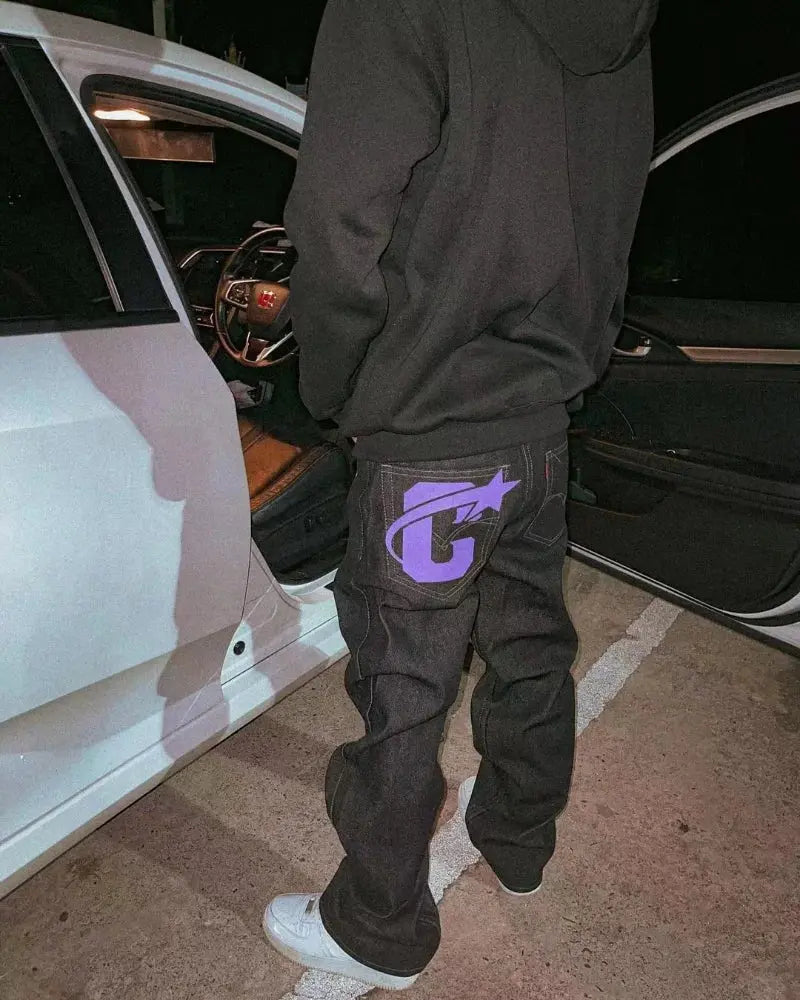 Y2k Jeans Men's Hip Hop style - DRACO COUTURE