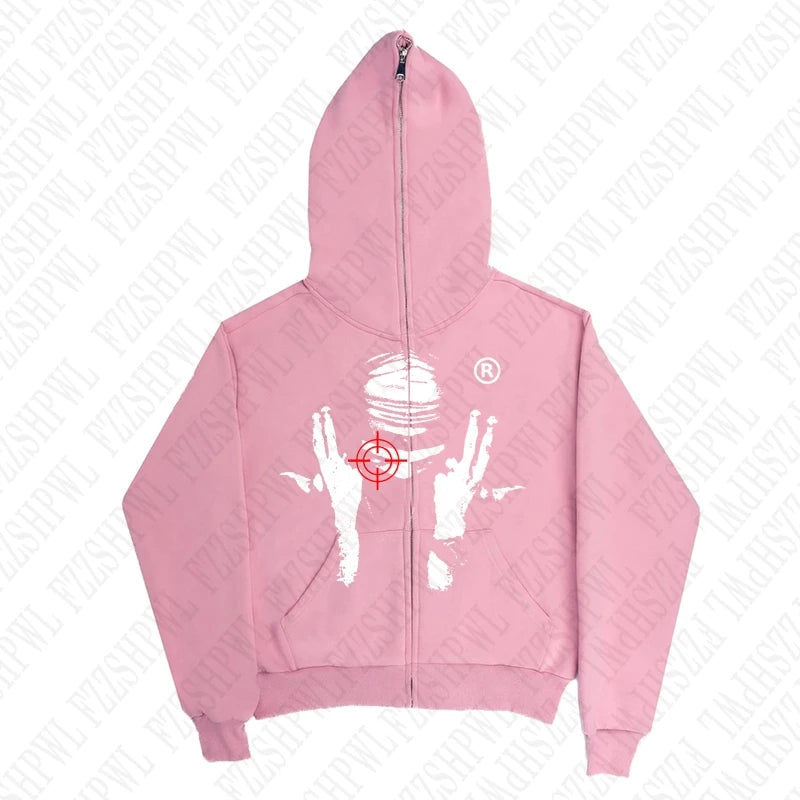 Y2K Zip up Hoodie