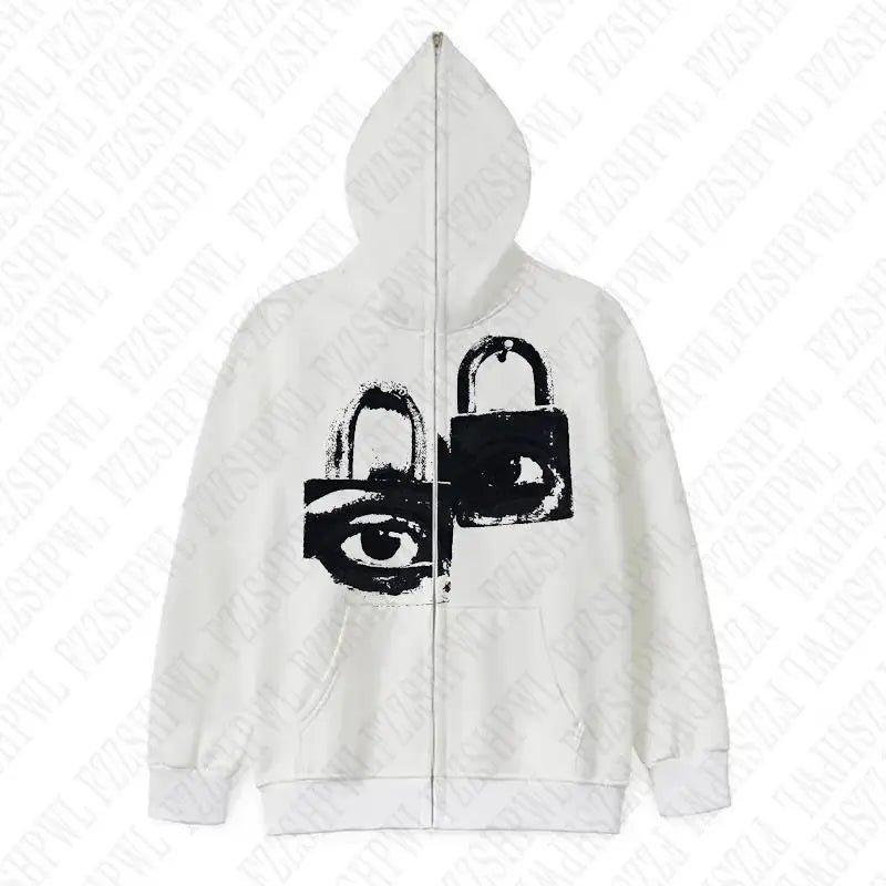 Y2K Zip up Hoodie