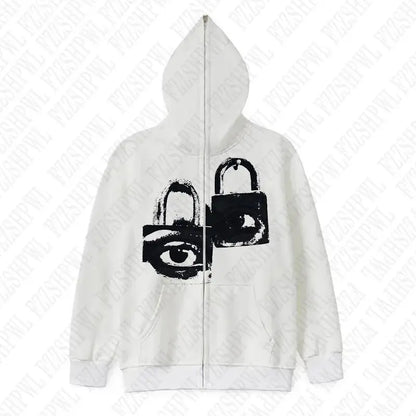 Y2K Zip up Hoodie