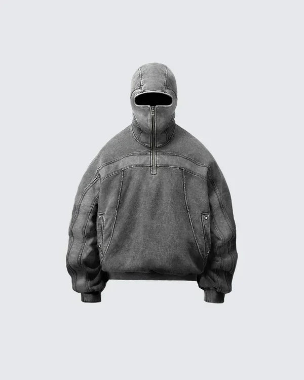 Balaclava Washed Hoodie
