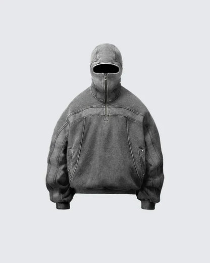 Balaclava Washed Hoodie