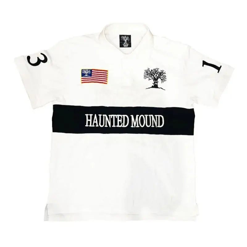 Y2K Haunted Polo Shirts Halloween Devil Pumpkin Pattern Embroidery Men Women Streetwear Gothic Hip Hop Rock Lapel Short Sleeves - DRACO COUTURE