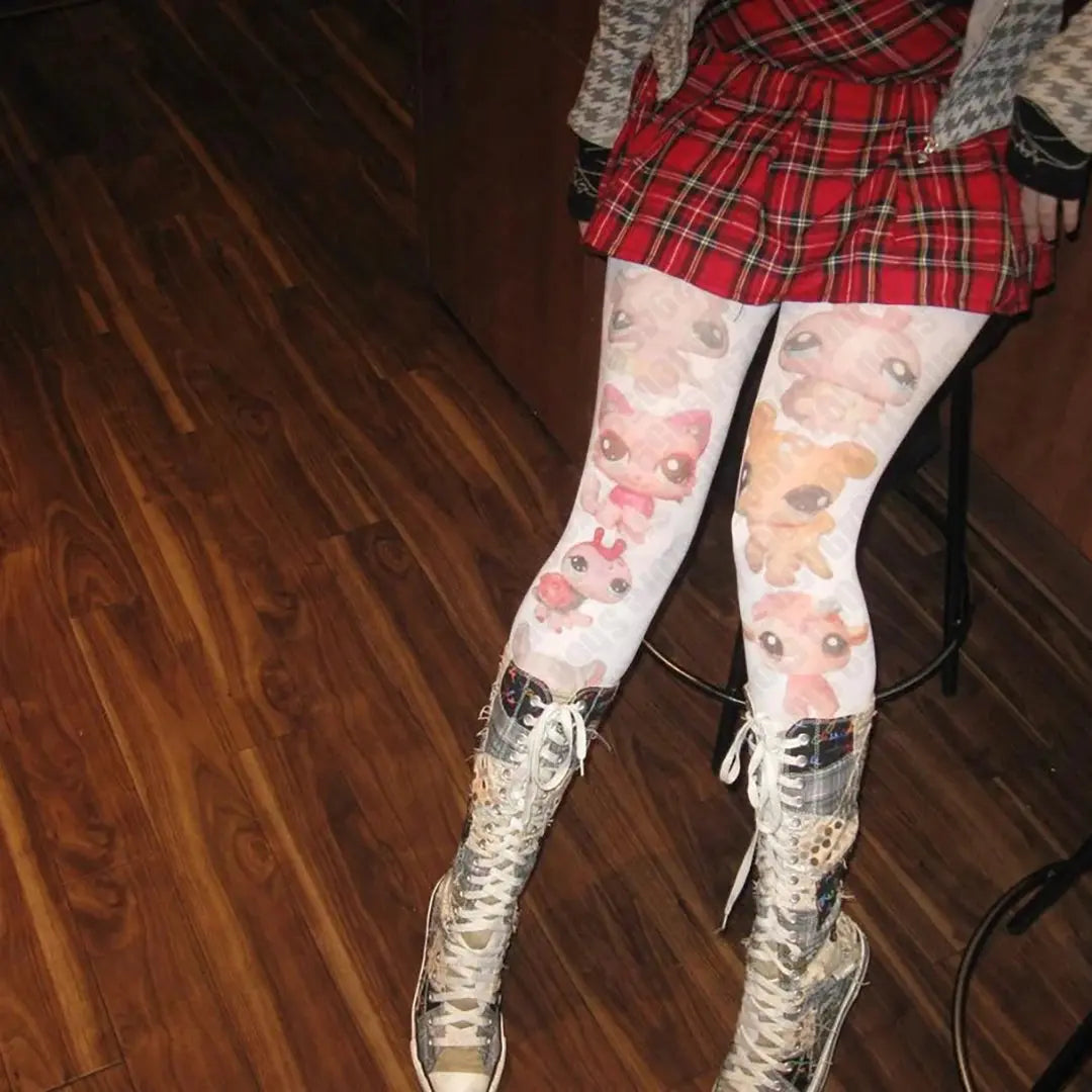 Y2K Sockings Japanese - DRACO COUTURE