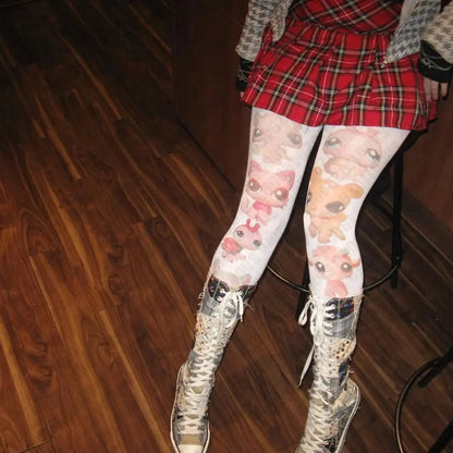 Y2K Sockings Japanese - DRACO COUTURE