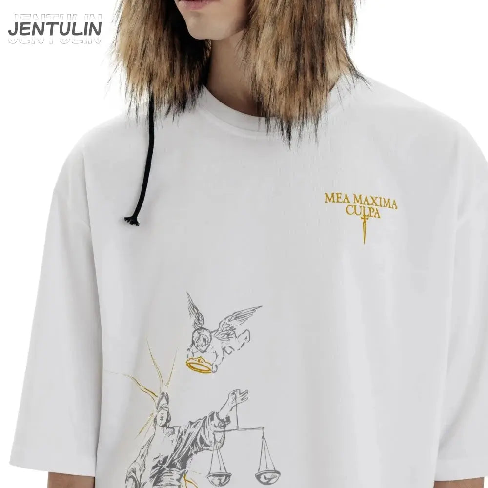 White Tee Y2K - DRACO COUTURE