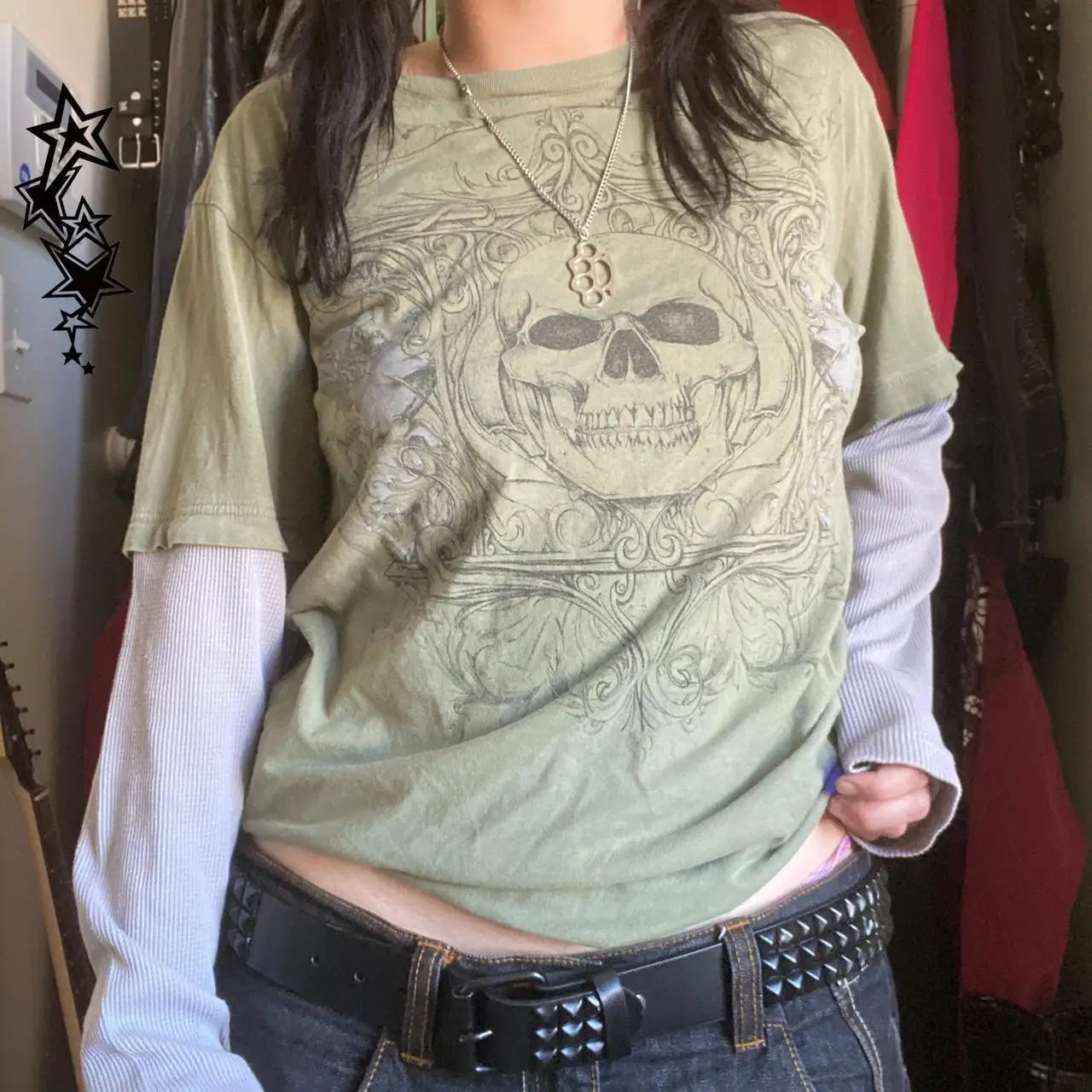 2000s Grunge Women Shirt