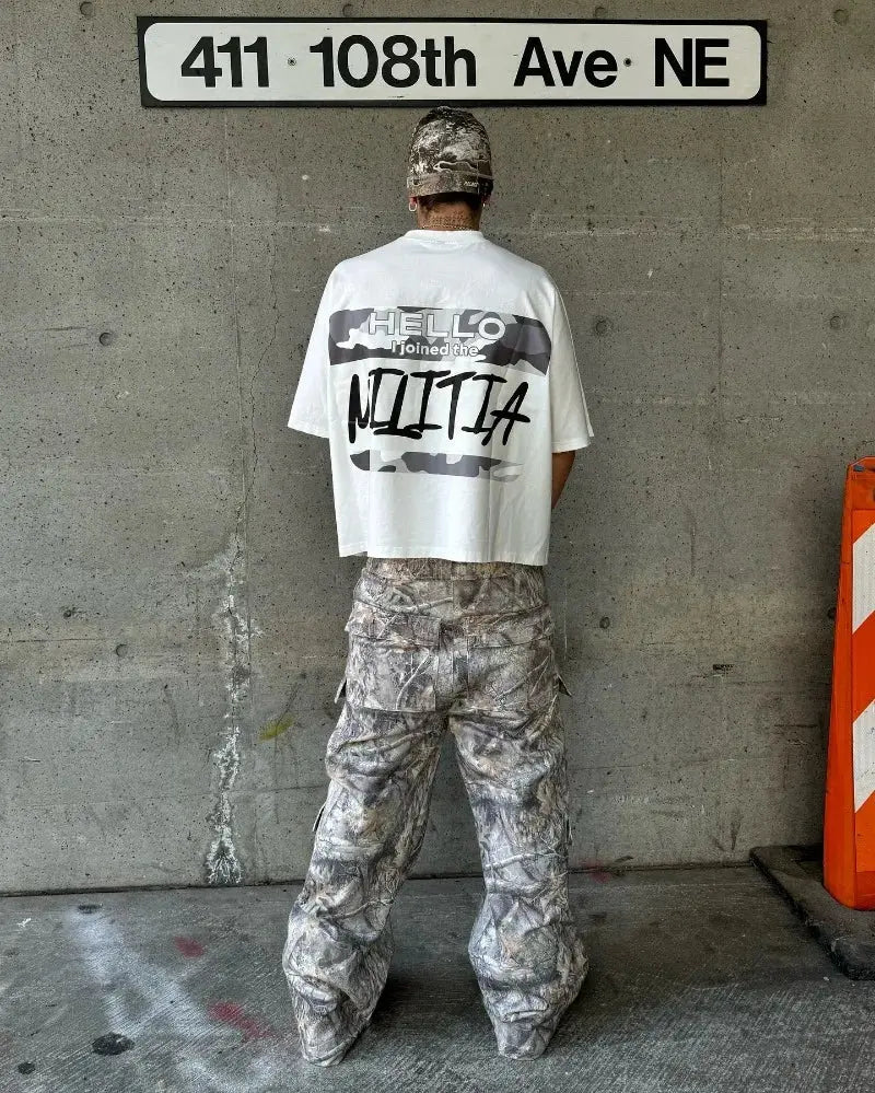 Baggy Camouflage Pants - DRACO COUTURE