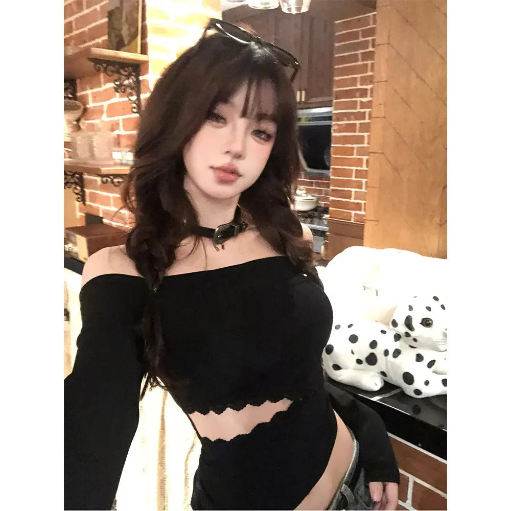 Backless T Shirt Japanese Y2k - DRACO COUTURE