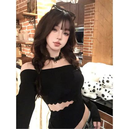 Backless T Shirt Japanese Y2k - DRACO COUTURE