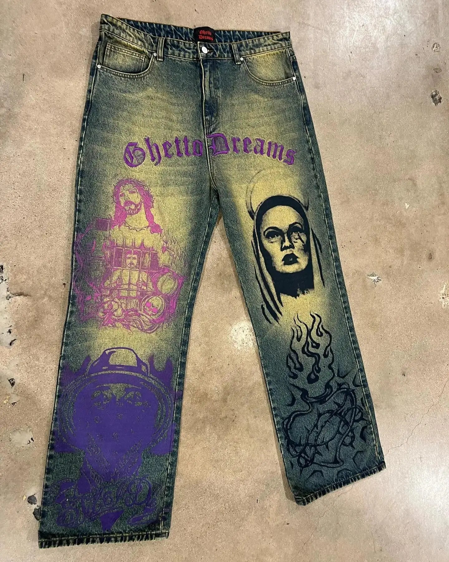 Ghetto Dreams Jeans - DRACO COUTURE