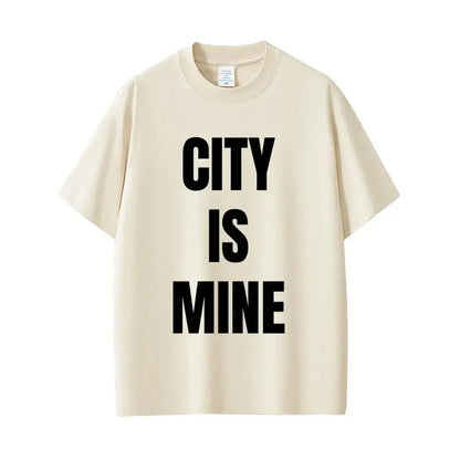 Rapper Drake City Is Mine Same Style Print T-shirt Men Women Fashion Casual T Shirts Short Sleeve Men's Hip Hop Vintage T Shirt - DRACO COUTURE