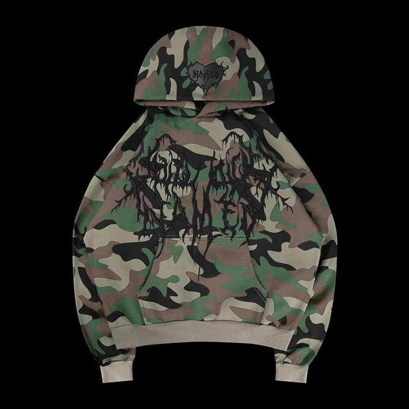 Dark Camouflage type Hoodie