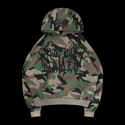 Dark Camouflage type Hoodie