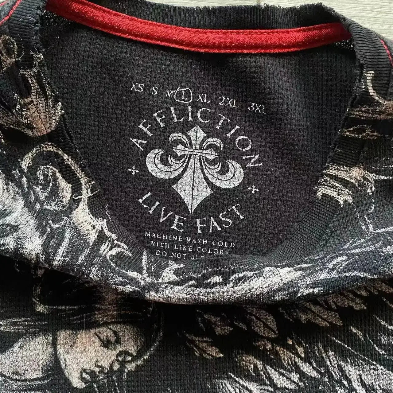 Y2K Affliction Long sleeved T shirt - DRACO COUTURE