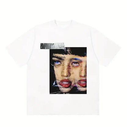Vintage T-shirt Faces - DRACO COUTURE