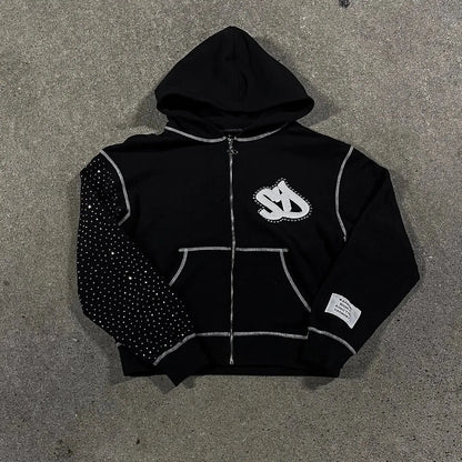 Black England Hoodie - DRACO COUTURE