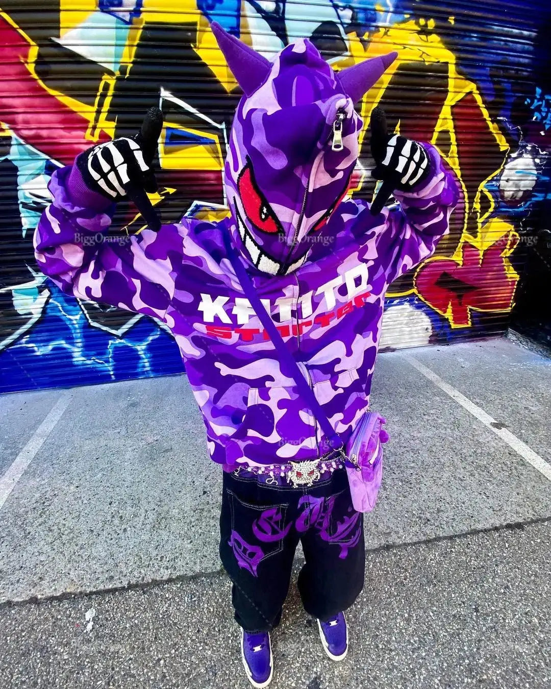 Demon hoodie Y2K - DRACO COUTURE