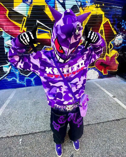 Demon hoodie Y2K - DRACO COUTURE