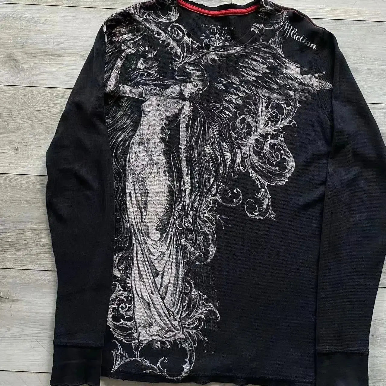 Y2K Affliction Long sleeved T shirt - DRACO COUTURE